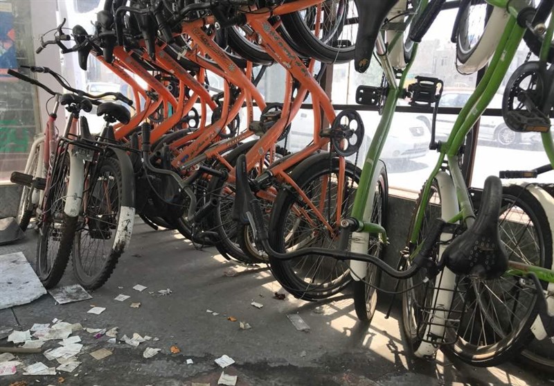تعطیلی برخی ایستگاه‌های دوچرخه سواری در پایتخت+ عکس