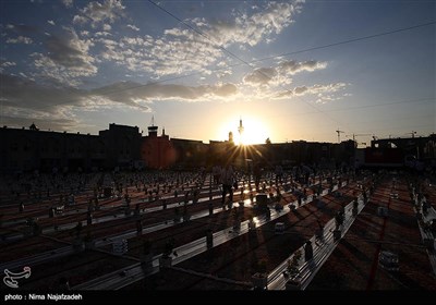 Iftar at Imam Reza Shrine in Iran's Holy City of Mashhad