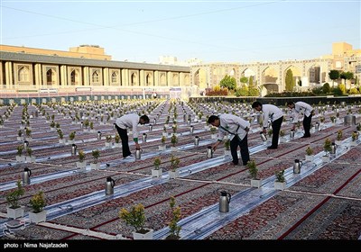 Iftar at Imam Reza Shrine in Iran's Holy City of Mashhad