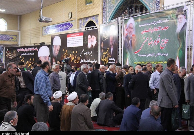 ارومیه| مراسم ختم حجت‌الاسلام حسنی ‌در ارومیه ‌برگزار شد+تصاویر‌