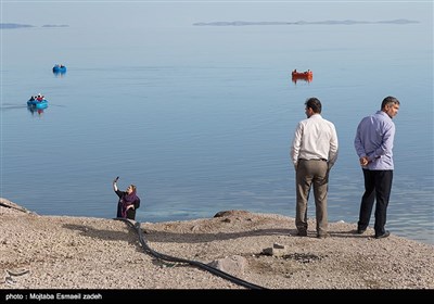 Iran's Lake Urmia Water Level Increases