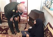 رشت| دیدار سردار عبداللهپور با خانواده شهدای گیلانی فتح خرمشهر+فیلم