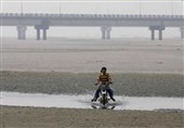خشک شدن کامل رود چناب در پاکستان پس از ساخت سد توسط هند +تصاویر