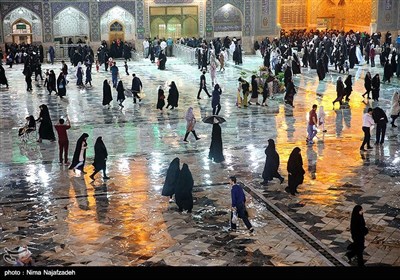 A Rainy Day at Holy Shrine of Imam Reza (AS)