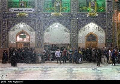 A Rainy Day at Holy Shrine of Imam Reza (AS)