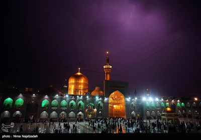 A Rainy Day at Holy Shrine of Imam Reza (AS)