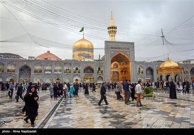 A Rainy Day at Holy Shrine of Imam Reza (AS)