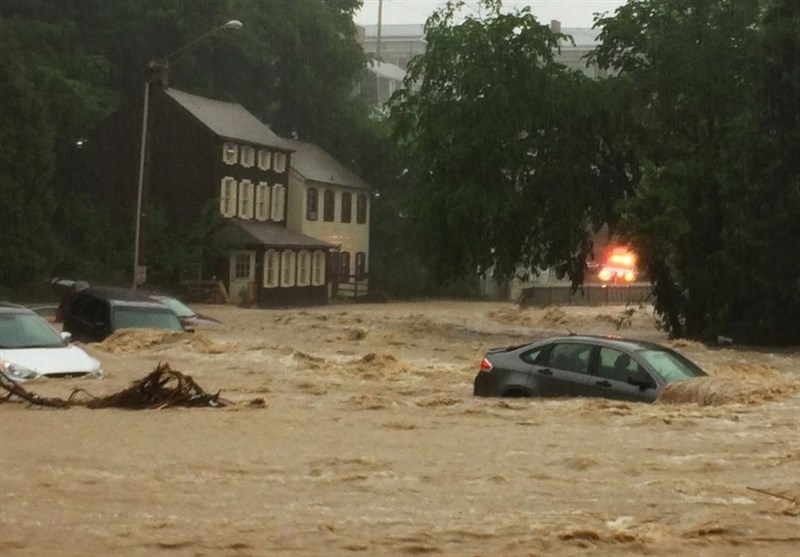 Flash Floods Rip through Ellicott City, Maryland, for Second Time in Nearly Two Years