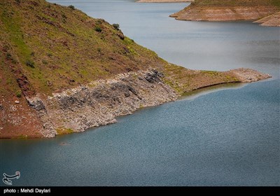 کاهش آب سد ستارخان شهرستان اهر