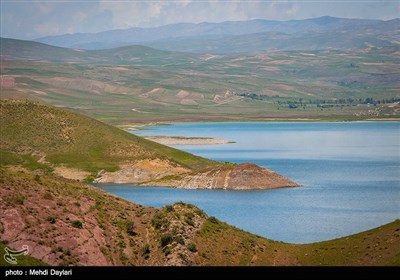 کاهش آب سد ستارخان شهرستان اهر