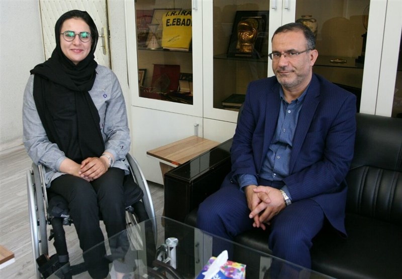 دیدار زهرا نعمتی با رئیس فدراسیون تیراندازی با کمان