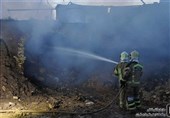 آتش سوزی گسترده کشتارگاه طیور حاشیه شهر مشهد مهار شد