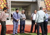 بازدید مسئول کمیته حرفه‌ای سازمان لیگ از ورزشگاه فولاد خوزستان