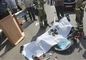 فیلم/ لحظه وقوع تصادفات شدید راکبان موتورسیکلت در تهران