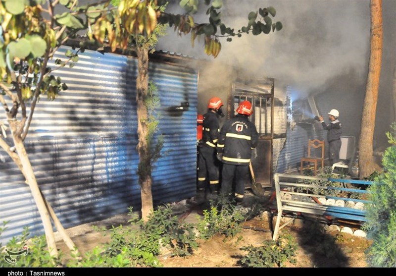 اراک| جزئیاتی از وقوع آتش‌سوزی در بیمارستان ولیعصر(عج) اراک+تصاویر