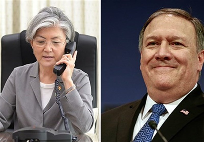 تماس تلفنی پامپئو و وزیر خارجه کره جنوبی