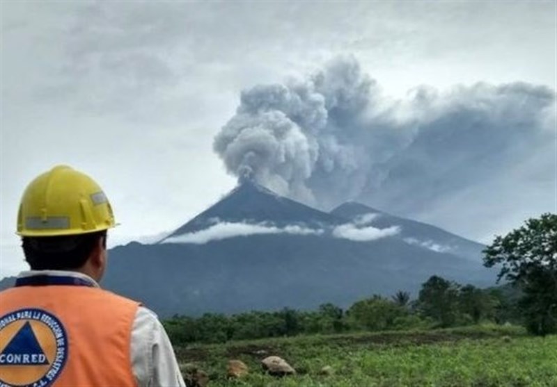 فوران آتش‌فشان در گواتمالا 25 نفر را به کام مرگ کشاند