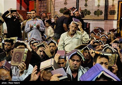 مراسم احیای شب بیست و یکم رمضان در نجف اشرف