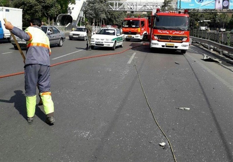 2 کشته و 3 زخمی حاصل تصادف خودرو ساندرو در اتوبان تهران - قم
