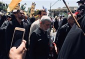 روز قدس پرشور| حضور سرلشکر صالحی در جمع راهپیمایان تهرانی + عکس