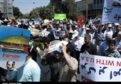 حضور پرشور و حماسی مردم شیراز در راهپیمایی روز قدس + تصاویر