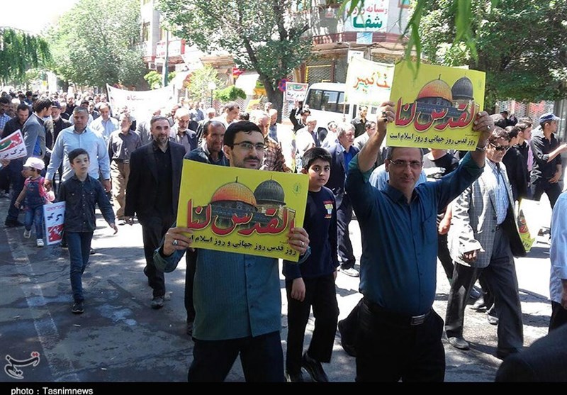 ‌حماسه حضور مردم آذربایجان شرقی در راهپیمایی روز قدس به روایت تصویر