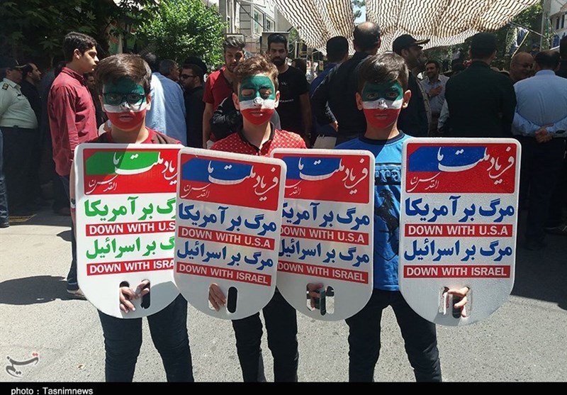 تهران| همراهی نسل چهارم با آرمان‌ عدالت‌خواهی معمار کبیرانقلاب در روز قدس +تصاویر