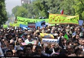 قیام مردم اردبیل علیه رژیم صهیونیستی به روایت تصویر