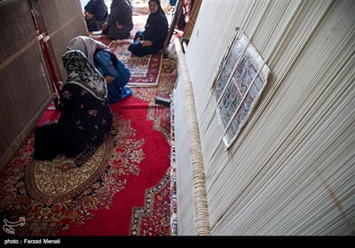 کارگاه فرش بافی و گلیم بافی - بمناسبت روز صنایع دستی 