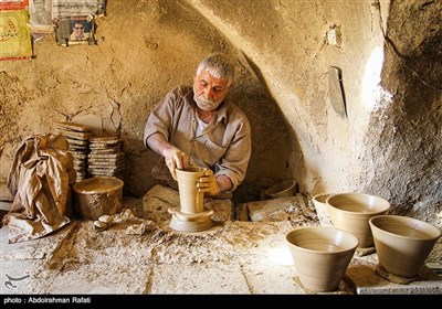 سفالگری در لالجین همدان