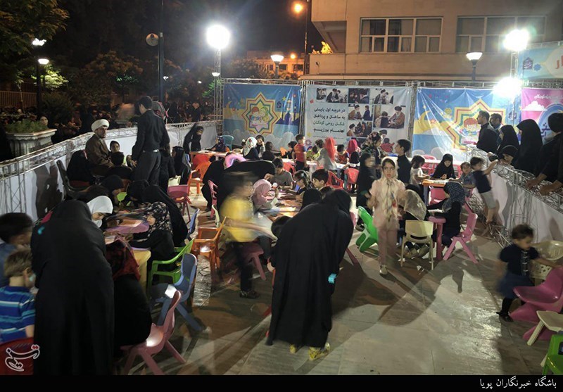 ویژه برنامه بچه های بهشتی در حاشیه برگزاری مناجات مسجد ارک تهران