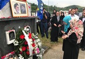 مراسم سالگرد اولین شهید ایرانی در بوسنی برگزار شد+عکس