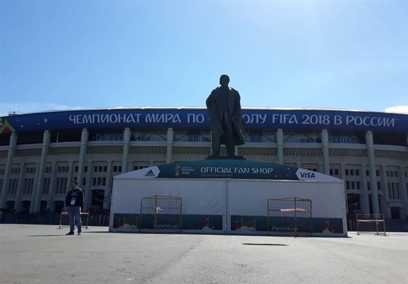 گزارش خبرنگار اعزامی تسنیم از روسیه| آماده‌سازی ورزشگاه دیدار افتتاحیه جام جهانی + تصاویر