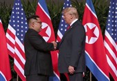 دیدار ترامپ با رهبر کره شمالی آغاز شد+تصاویر