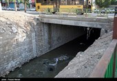 کانال آبشوران ‌خطر ریزش ندارد/ نصب قطعات بتنی پیش‌ساخته ‌در کانال‌