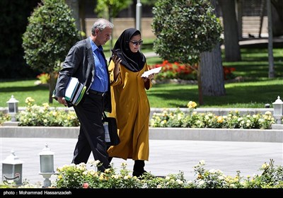 علی ربیعی وزیر کار در حاشیه جلسه هیئت دولت