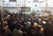 وداع با شهید مدافع حرم سیدرضا حسینی نوده در گرگان
