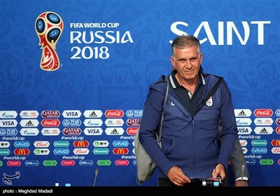 نشست خبری سرمربی و کاپیتان تیم ملی فوتبال پیش از دیدار با مراکش