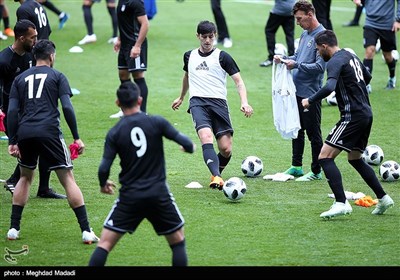 آخرین تمرین تیم ملی پیش از دیدار با مراکش