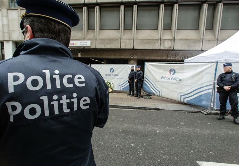 حمله با چاقو به افسر پلیس در بروکسل