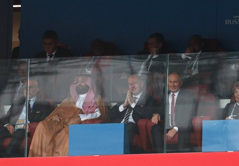 جام جهانی 2018| توضیح سخنگوی ریاست‌جمهوری روسیه به ژست‌های پوتین برابر ولیعهد عربستان