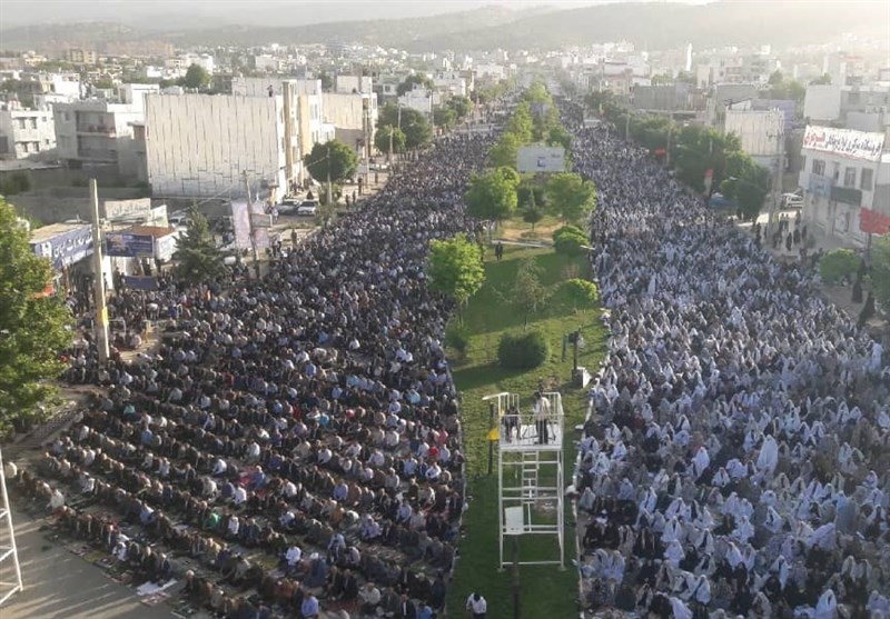 نماز عید فطر در کهگیلویه و بویراحمد اقامه شد