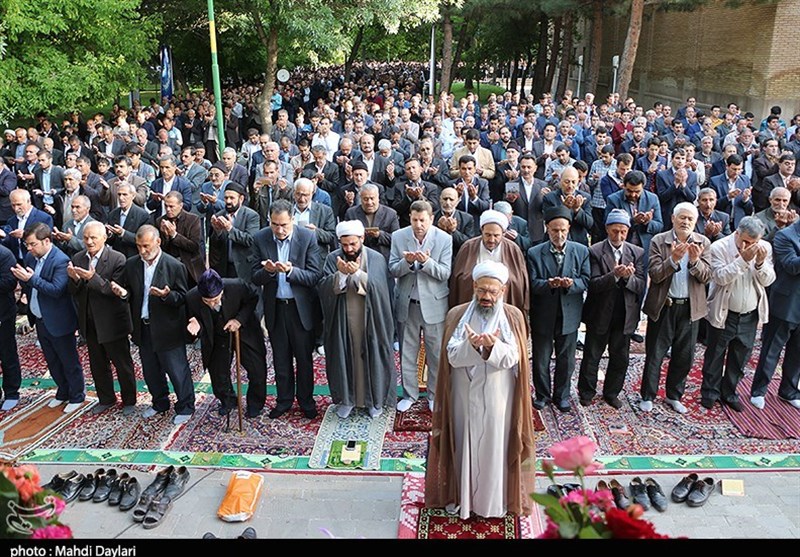 آذربایجان‌شرقی| اقامه باشکوه نماز عید فطر در اهر به روایت تصویر