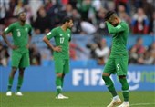 جام جهانی 2018| جریمه 3 بازیکن تیم ملی عربستان پس از شکست در بازی افتتاحیه