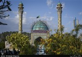 اصفهان| امامزاده شاهرضا(ع) پذیرای گردشگران نوروز 98+ تصاویر