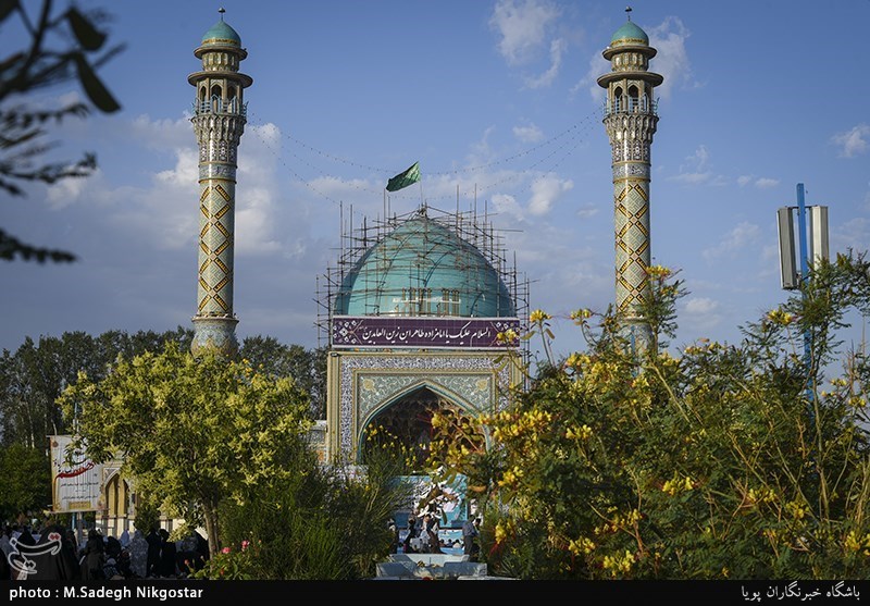 اصفهان| امامزاده شاهرضا(ع) پذیرای گردشگران نوروز 98+ تصاویر