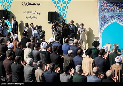 Ayatollah Khamenei Leads Eid Prayers in Tehran