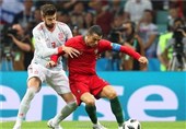 رونالدو یتعادل مع اسبانیا