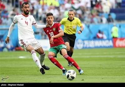 دیدار تیم‌های ملی فوتبال ایران و مراکش - جام جهانی 2018 روسیه