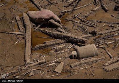 سیل و رانش زمین در روستای کاکرود لات رودسر - گیلان